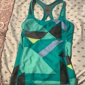 Nike tank top with bra